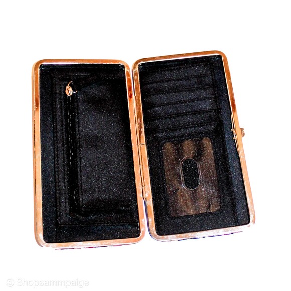 Floral Printed Snap Closure Wallet - Picture 3 of 3